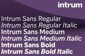 Intrum Sans Font preview